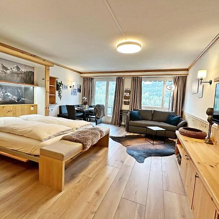 42M2 Alpenschick Mit Balkon, Ausblick, Pool - E405 Lägenhet St. Moritz Exteriör bild