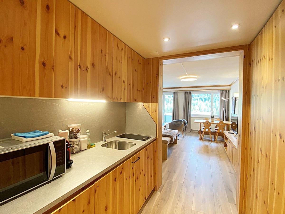 42M2 Alpenschick Mit Balkon, Ausblick, Pool - E405 Lägenhet St. Moritz Exteriör bild