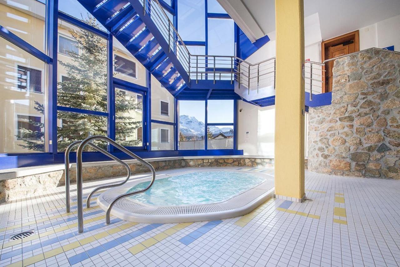 42M2 Alpenschick Mit Balkon, Ausblick, Pool - E405 Lägenhet St. Moritz Exteriör bild