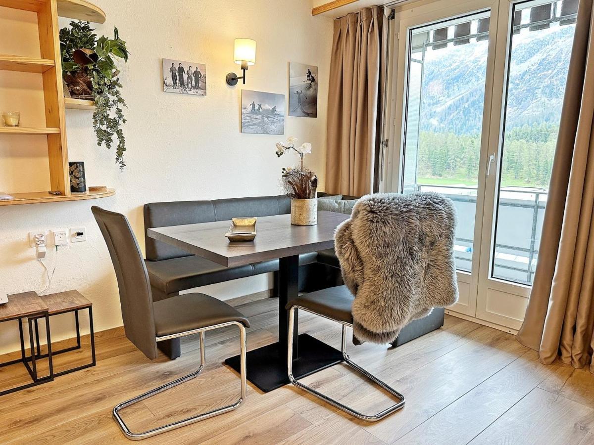 42M2 Alpenschick Mit Balkon, Ausblick, Pool - E405 Lägenhet St. Moritz Exteriör bild
